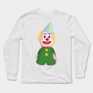 The Test Card Clown Long Sleeve T-Shirt